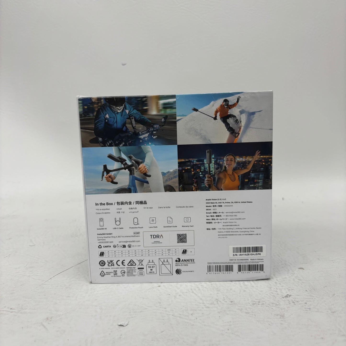 New Insta360 X5 8K 360 Action Cam 72MP Action Camera X5_ALT2