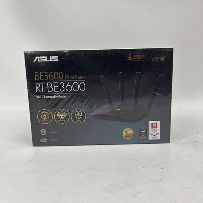 New ASUS RT-BE3600 Dual-Band Wi-Fi 7 (802.11be) RT-BE3600 Wireless Router