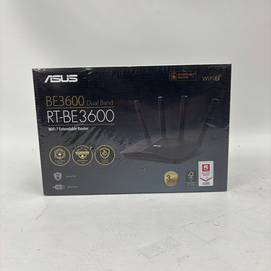 New ASUS RT-BE3600 Dual-Band Wi-Fi 7 (802.11be) RT-BE3600 Wireless Router