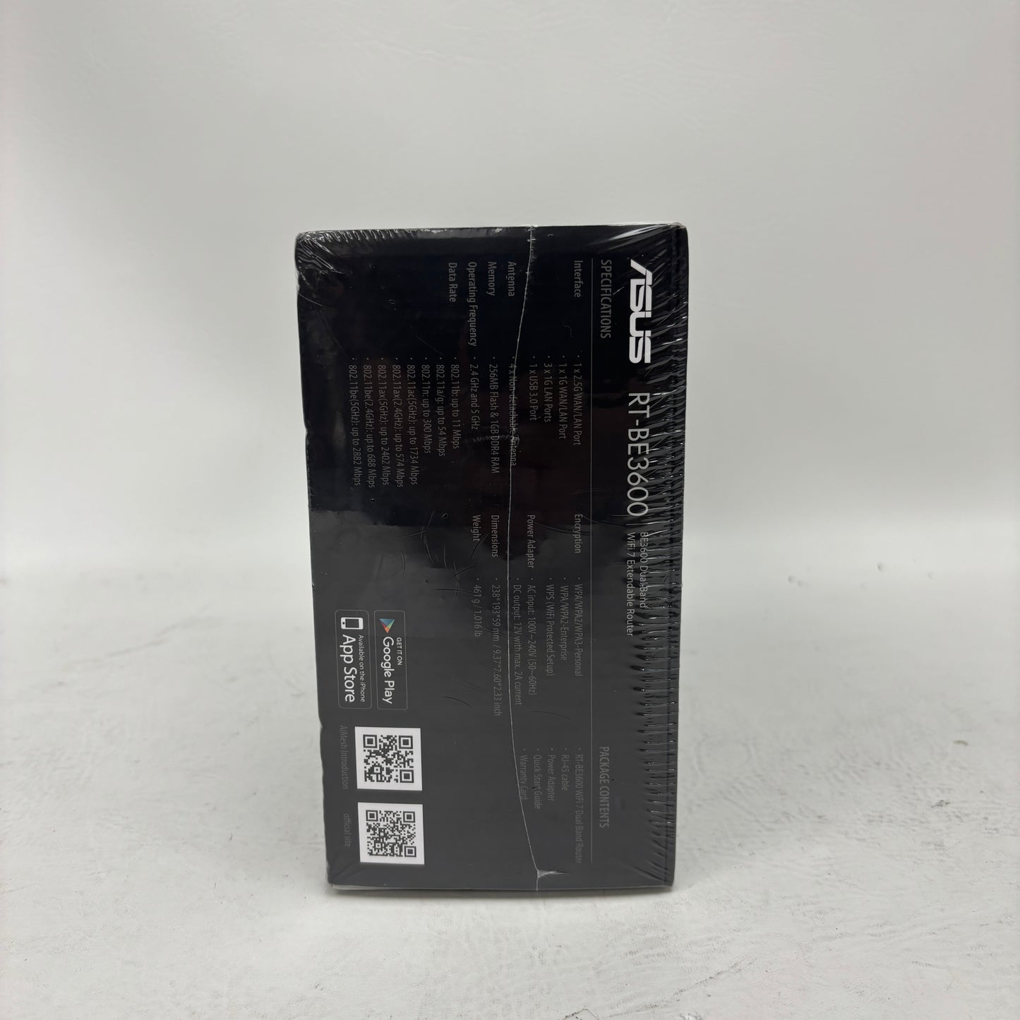 New ASUS RT-BE3600 Dual-Band Wi-Fi 7 (802.11be) RT-BE3600 Wireless Router