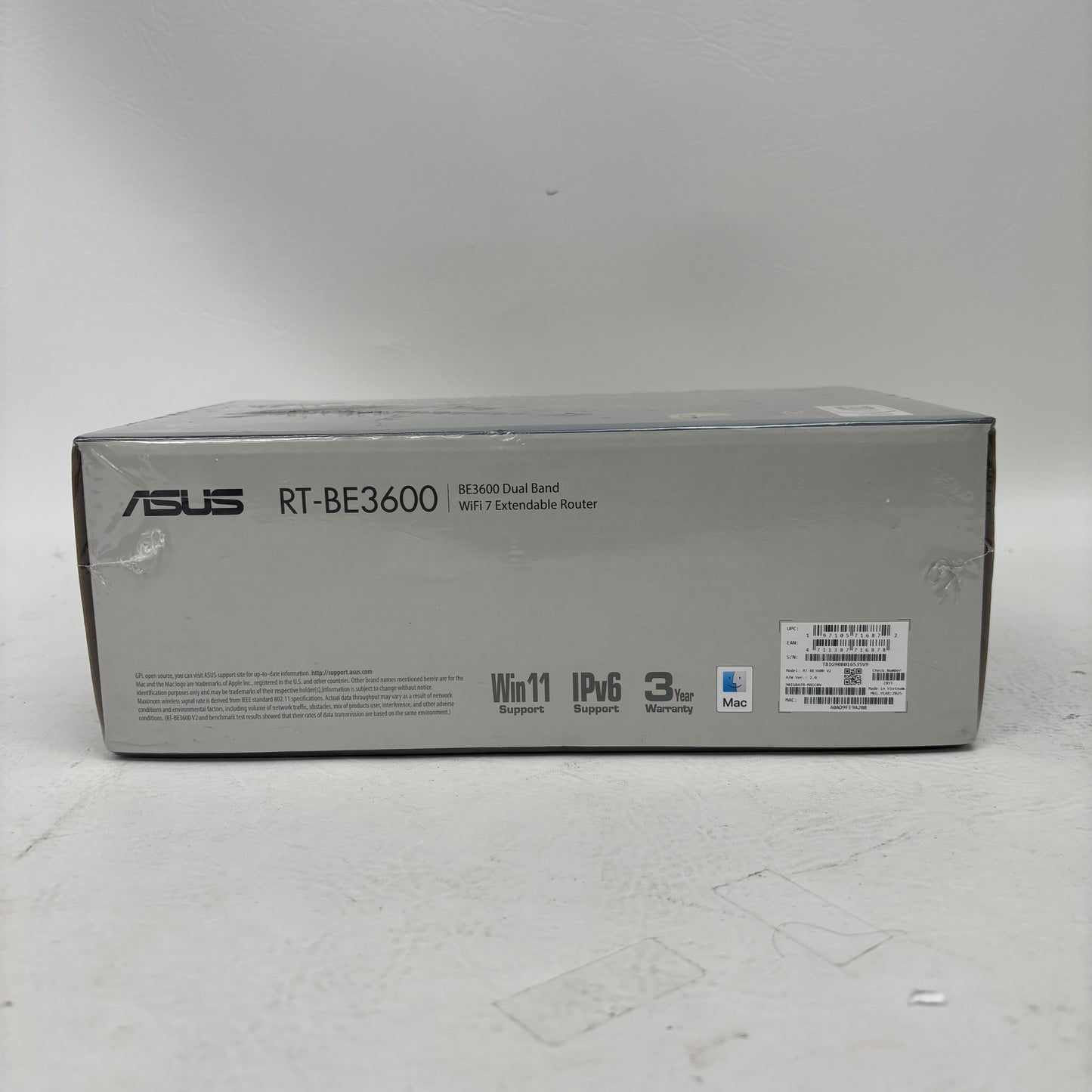 New ASUS RT-BE3600 Dual-Band Wi-Fi 7 (802.11be) RT-BE3600 Wireless Router