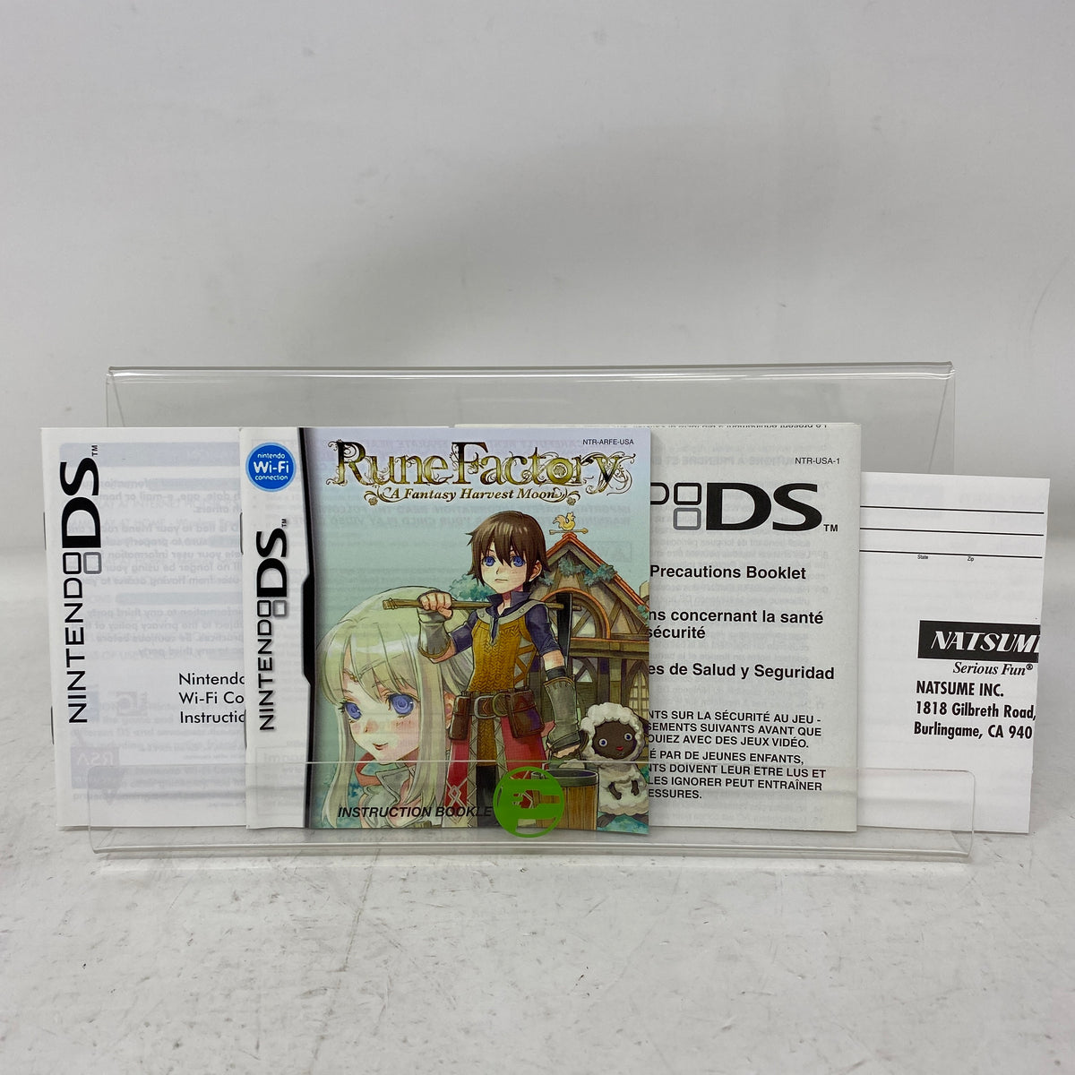 Rune Factory A Fantasy Harvest Moon (Nintendo DS, 2007) C:B