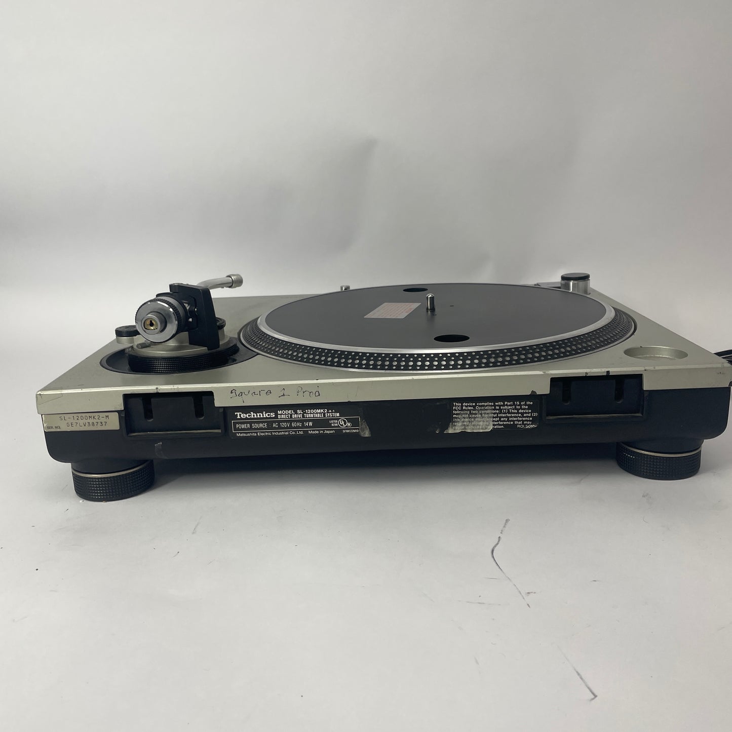 Technics SL-1200MK2 Direct-Drive Professional DJ Turntable