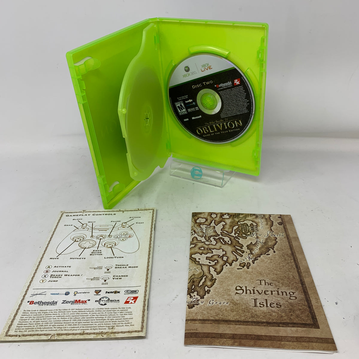 Elder Scrolls IV Oblivion [Game of the Year] (Microsoft Xbox 360, 2007)