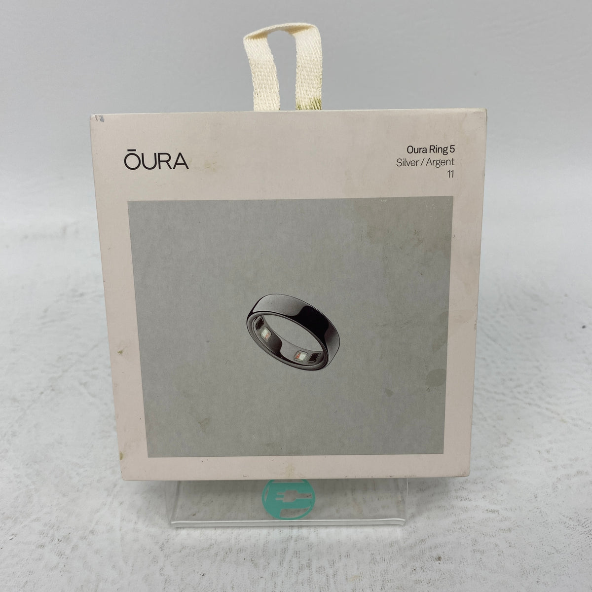 New Oura Ring Gen 5 Size 11 Silver Titanium Smart Ring JZ90-61403-11