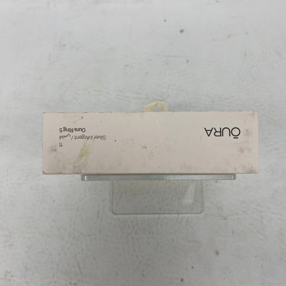 New Oura Ring Gen 5 Size 11 Silver Titanium Smart Ring JZ90-61403-11