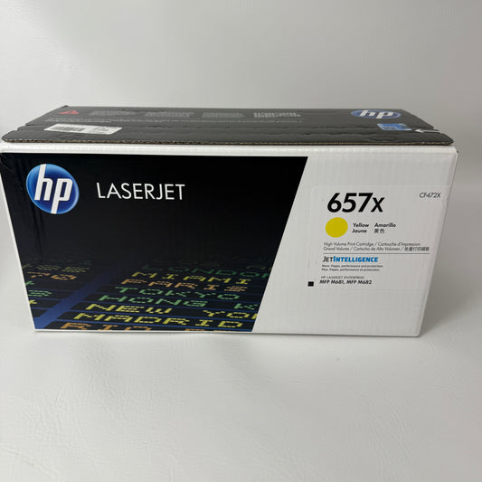 New HP 657x Yellow Original High Capacity Toner Cartridge CF472X