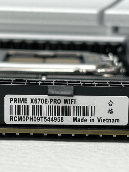 Asus PRIME X670E-PRO WIFI AM5 ATX AMD DDR5 Motherboard