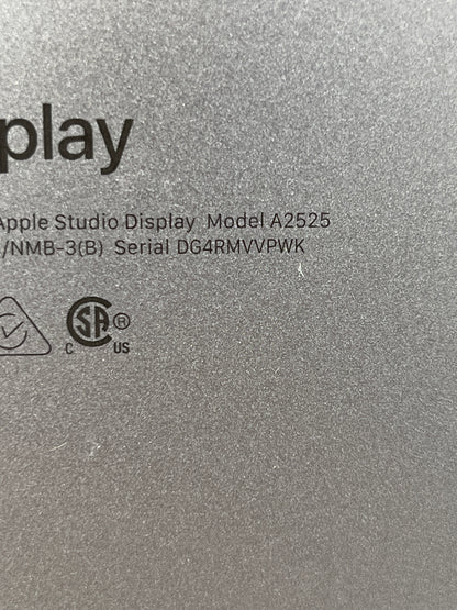 Apple Studio Display 27" 5K Retina Monitor Standard Glass Glossy Retina Display 