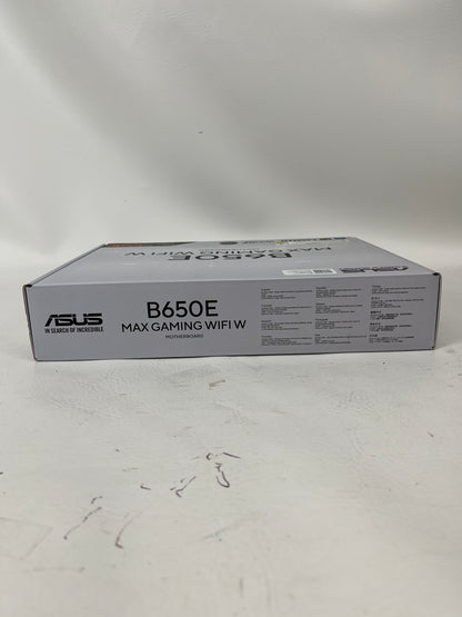 New Asus B650E MAX GAMING WIFI W AM5 ATX AMD DDR5 Motherboard