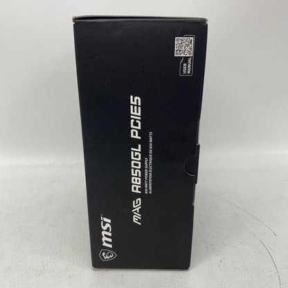 New MSI MAG A850GL PCIE5 850W Power Supply 80+ Gold Fully Modular ATX 