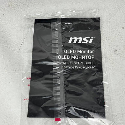 MSI MAG 272QP QD-OLED X50 27" 500Hz 0.03ms QHD Gaming Monitor HDMI DP USB Black