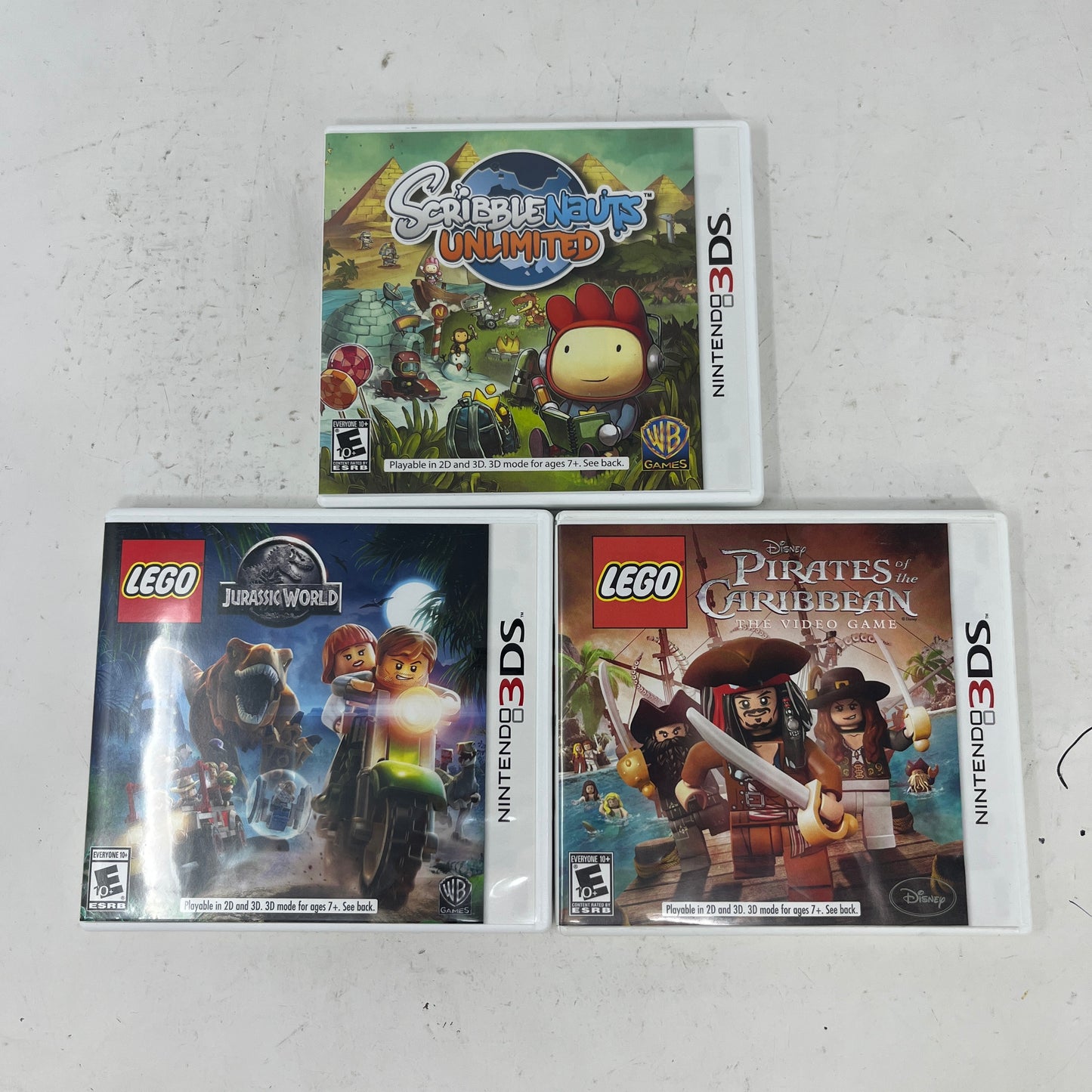 Lot of 3 Games Nintendo 