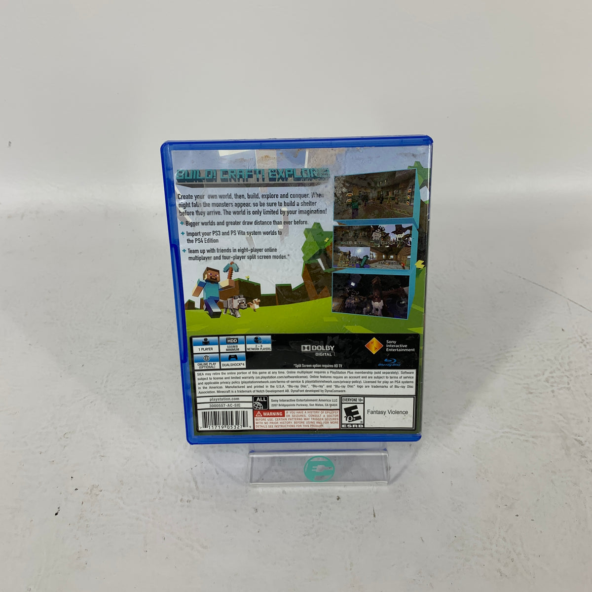 Minecraft: Playstation 4 Edition (Sony PlayStation 4 PS4, 2014)