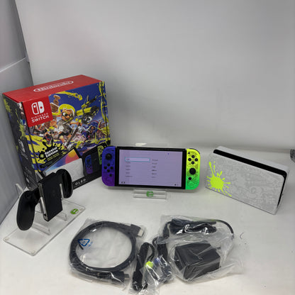 Nintendo Switch v2 Console Gaming System HAC-001(-01)  Splatoon 3 Edition