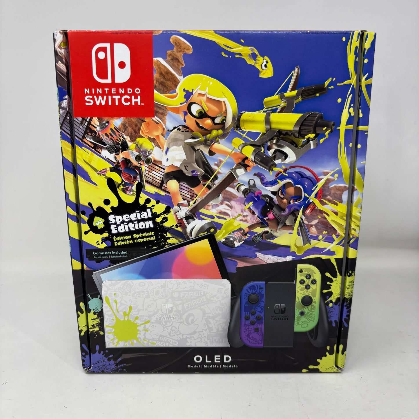 Nintendo Switch v2 Console Gaming System HAC-001(-01)  Splatoon 3 Edition