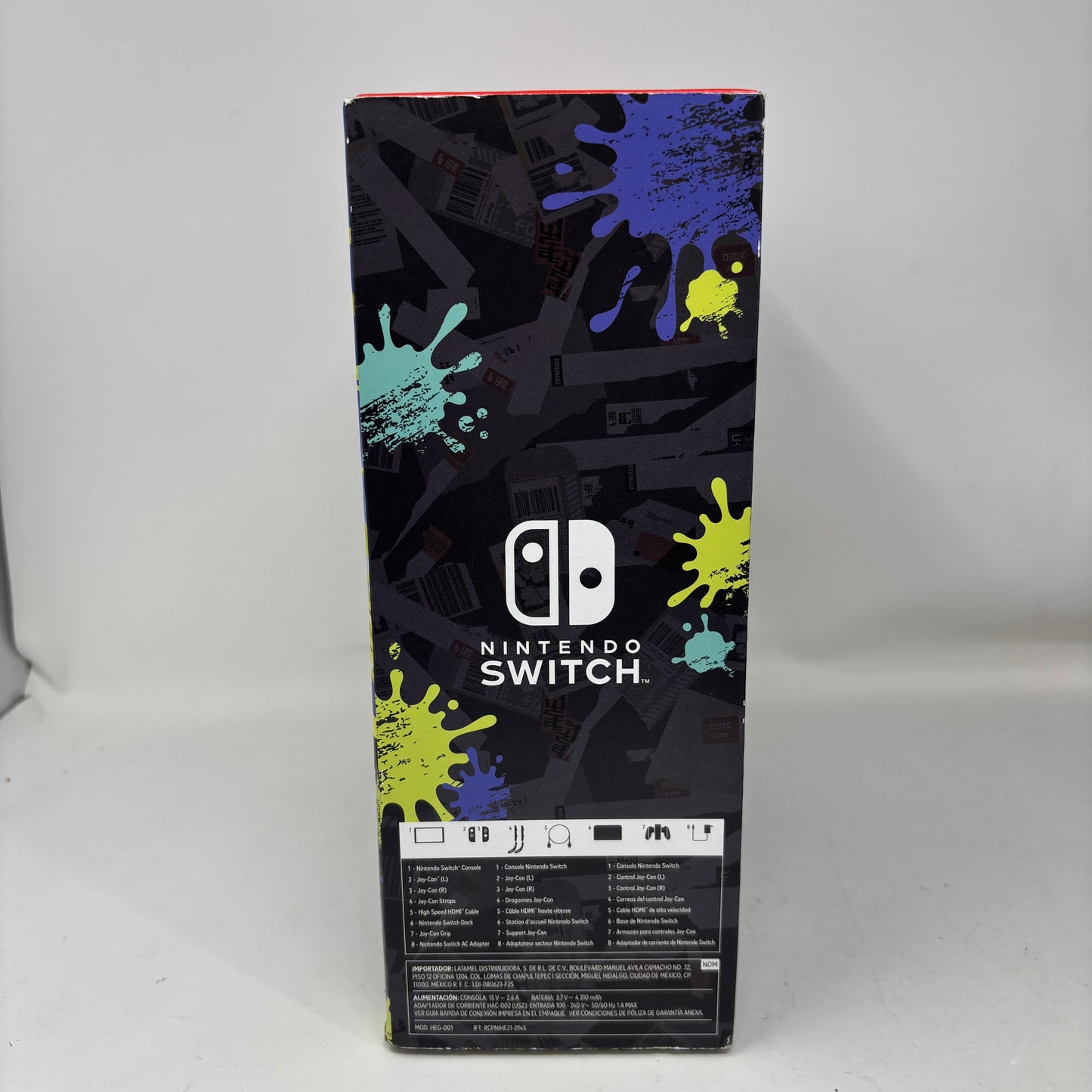 Nintendo Switch v2 Console Gaming System HAC-001(-01)  Splatoon 3 Edition