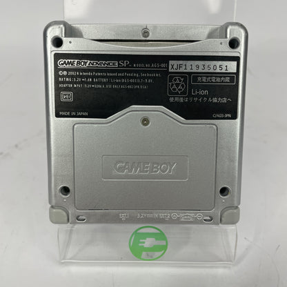 Nintendo Game Boy Advance SP Handheld Game Console AGS-001 Silver