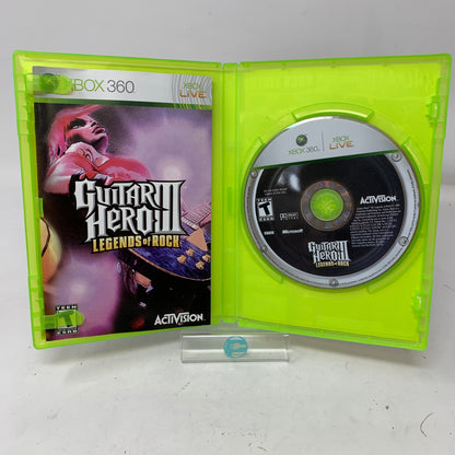 Lot of 2 Microsoft Xbox 360 Games Guitar Hero 3 III & World Tour