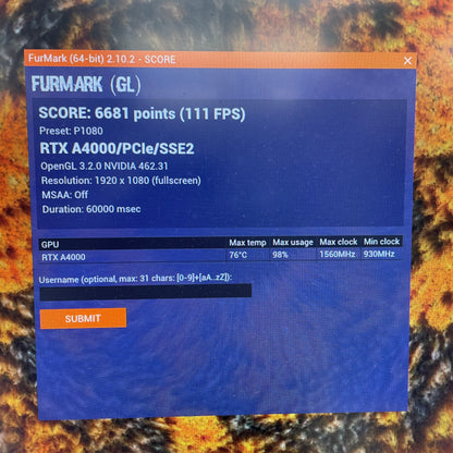 PNY NVIDIA RTX A4000 16GB GDDR6 Graphics Card PG190