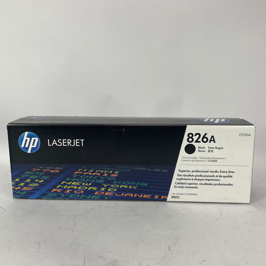 New HP 826A Original LaserJet Toner Cartridge Black CF310A