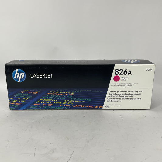 New HP 826A Original LaserJet Toner Cartridge Magenta CF313A