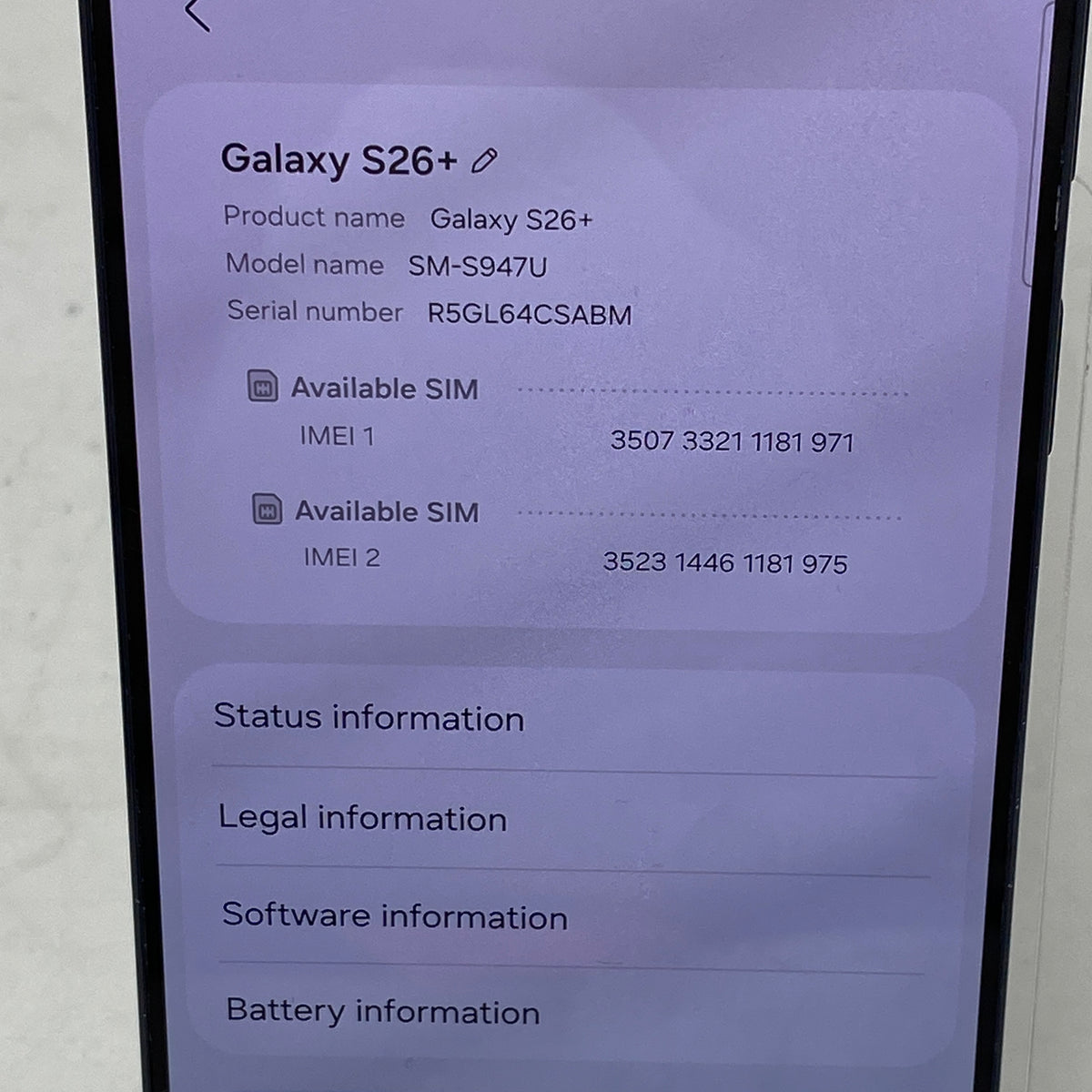 Verizon Samsung Galaxy S25 12GB RAM 256GB SM-S731U Black