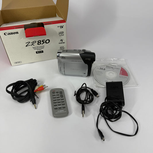 Canon ZR850 1MP MiniDV Camcorder with 35x Optical Zoom