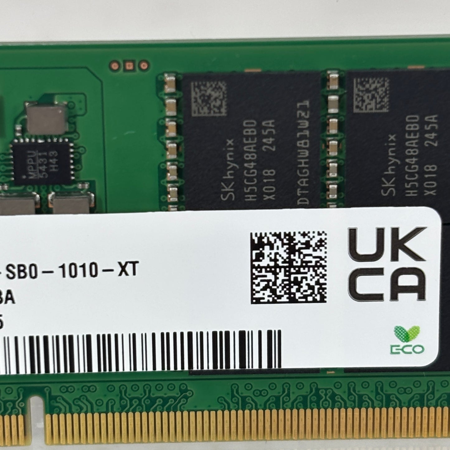 SK Hynix PC5-4800B-SB0 32GB (1x32GB) RAM DDR5 4800MHz HMCG88AEBSA095N BA