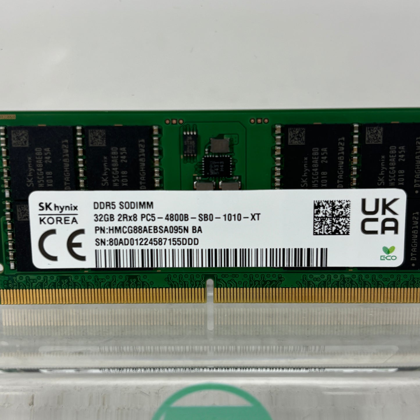 SK Hynix PC5-4800B-SB0 32GB (1x32GB) RAM DDR5 4800MHz HMCG88AEBSA095N BA