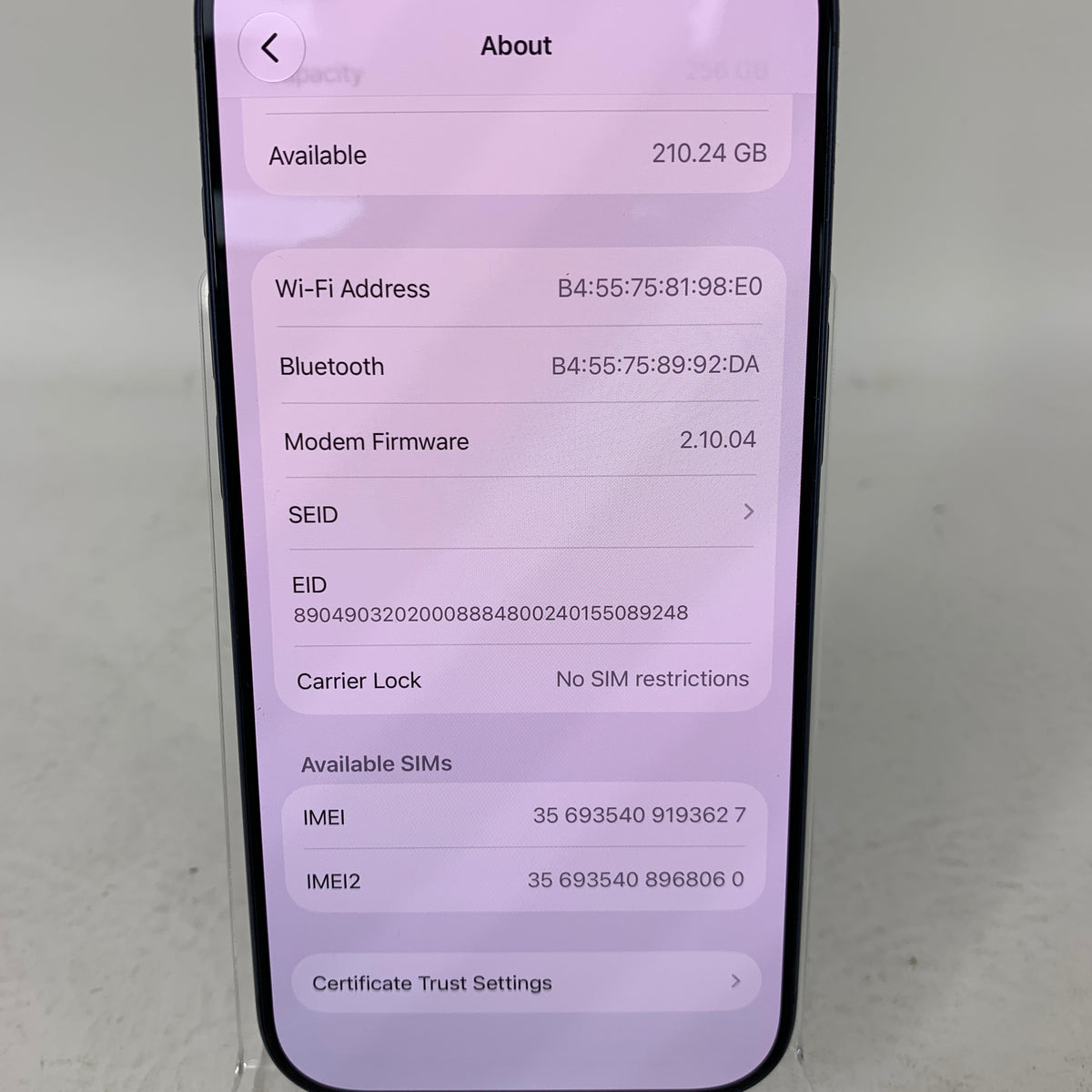 Factory Unlocked Apple iPhone 17 Pro 256GB Deep Blue MG8J4ZD/A