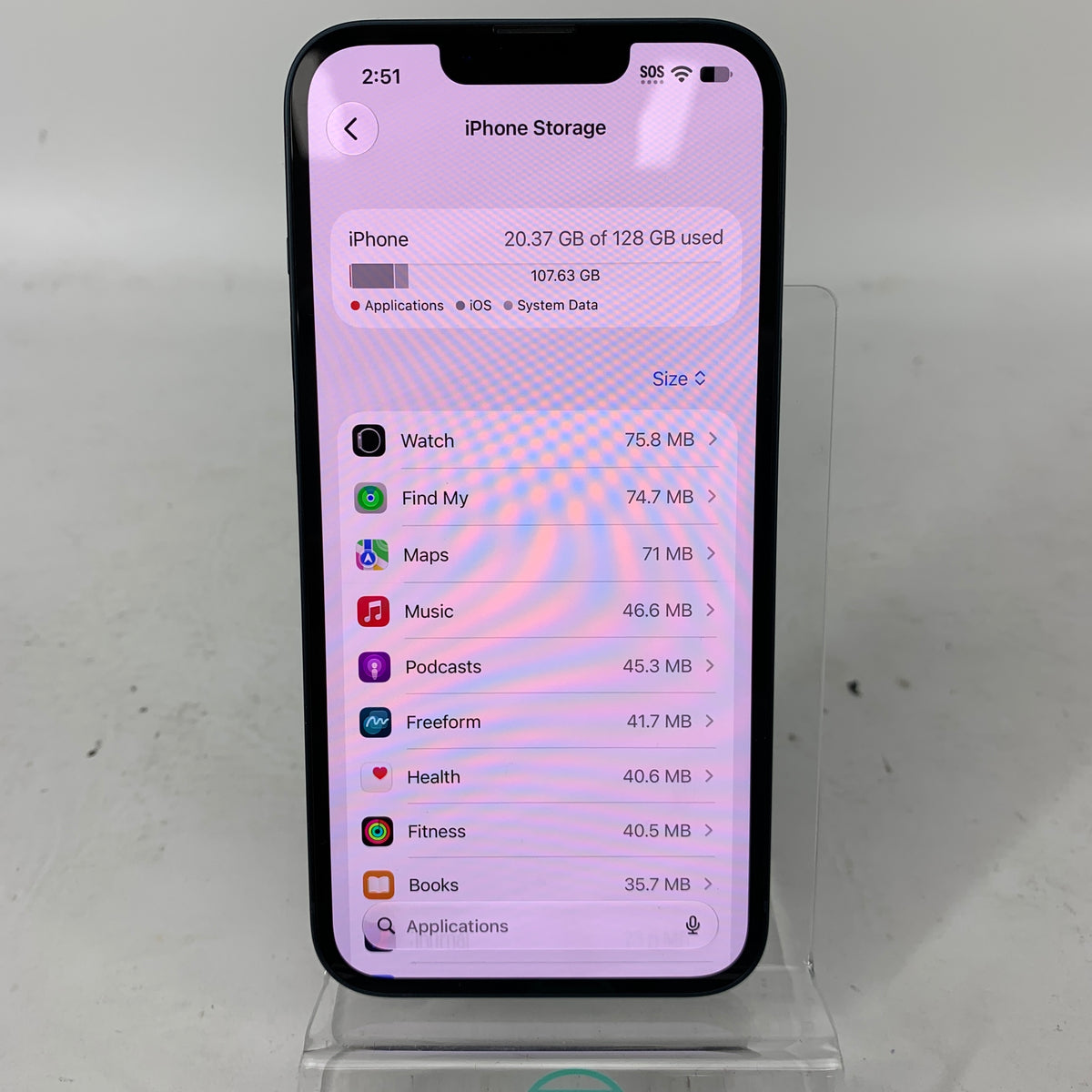 T-Mobile Apple iPhone 13 128GB Midnight MLML3LL/A