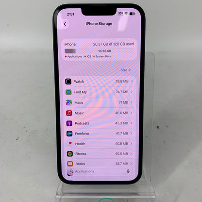 T-Mobile Apple iPhone 13 128GB Midnight MLML3LL/A