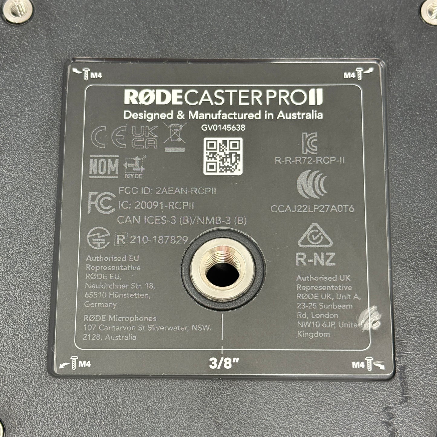 RodeCaster Pro II Audio Production Studio Black R-R-R72-RCP-II