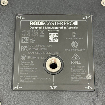 RodeCaster Pro II Audio Production Studio Black R-R-R72-RCP-II