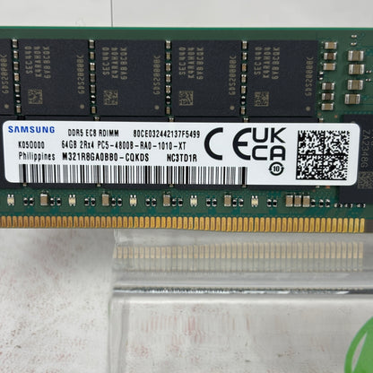 Samsung PC5-4800B-RA0 64GB (1x64GB) RAM DDR5 4800MHz M321R8GA0BB0-CQKDS