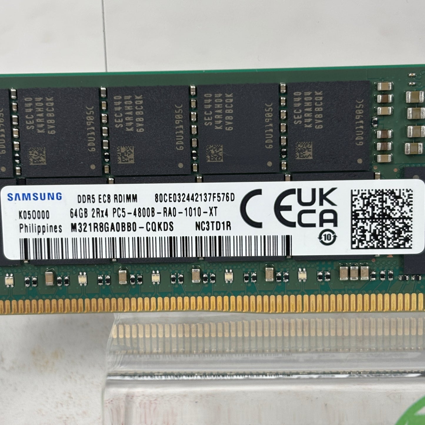 Samsung PC5-4800B-RA0 64GB (1x64GB) RAM DDR5 4800MHz M321R8GA0BB0-CQKDS