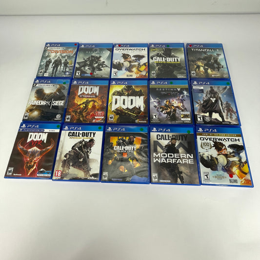 Lot of 15 Games Sony PlayStation 4 PS4 