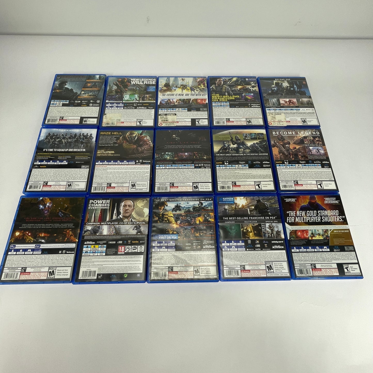 Lot of 15 Games Sony PlayStation 4 PS4 