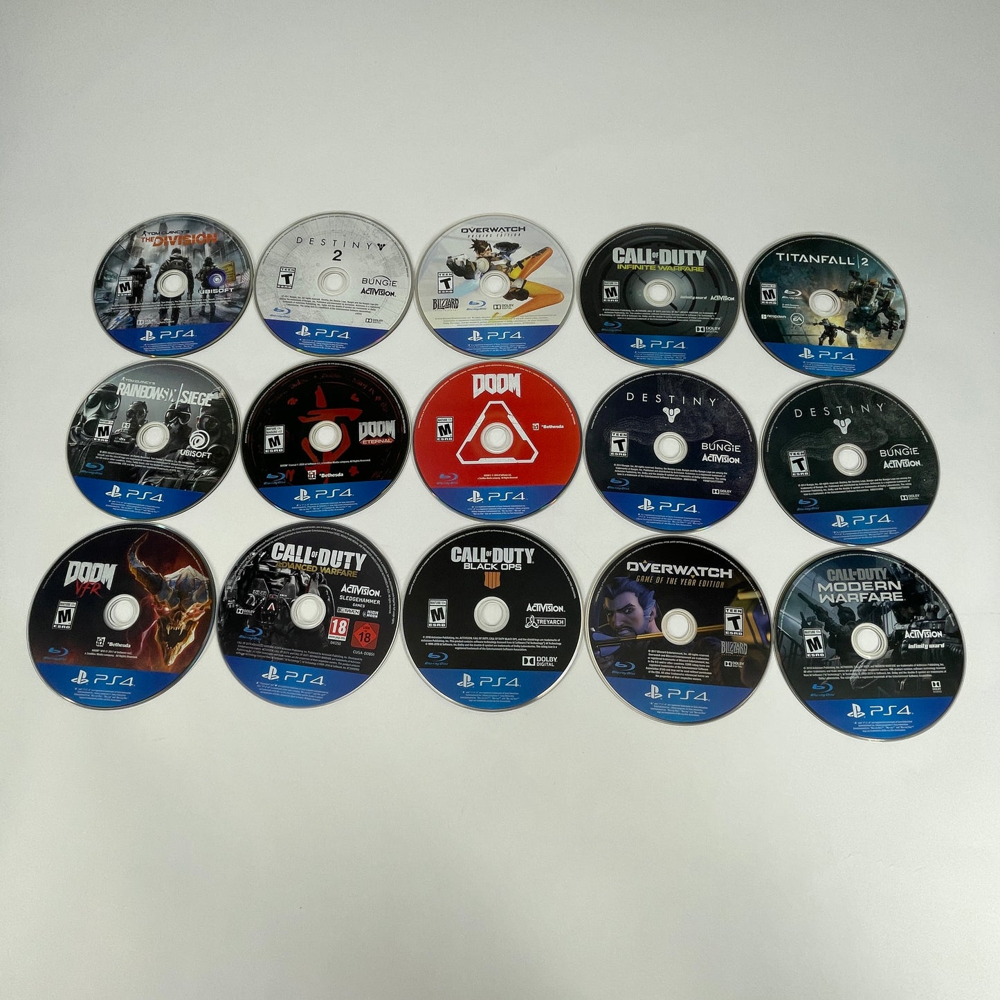 Lot of 15 Games Sony PlayStation 4 PS4 