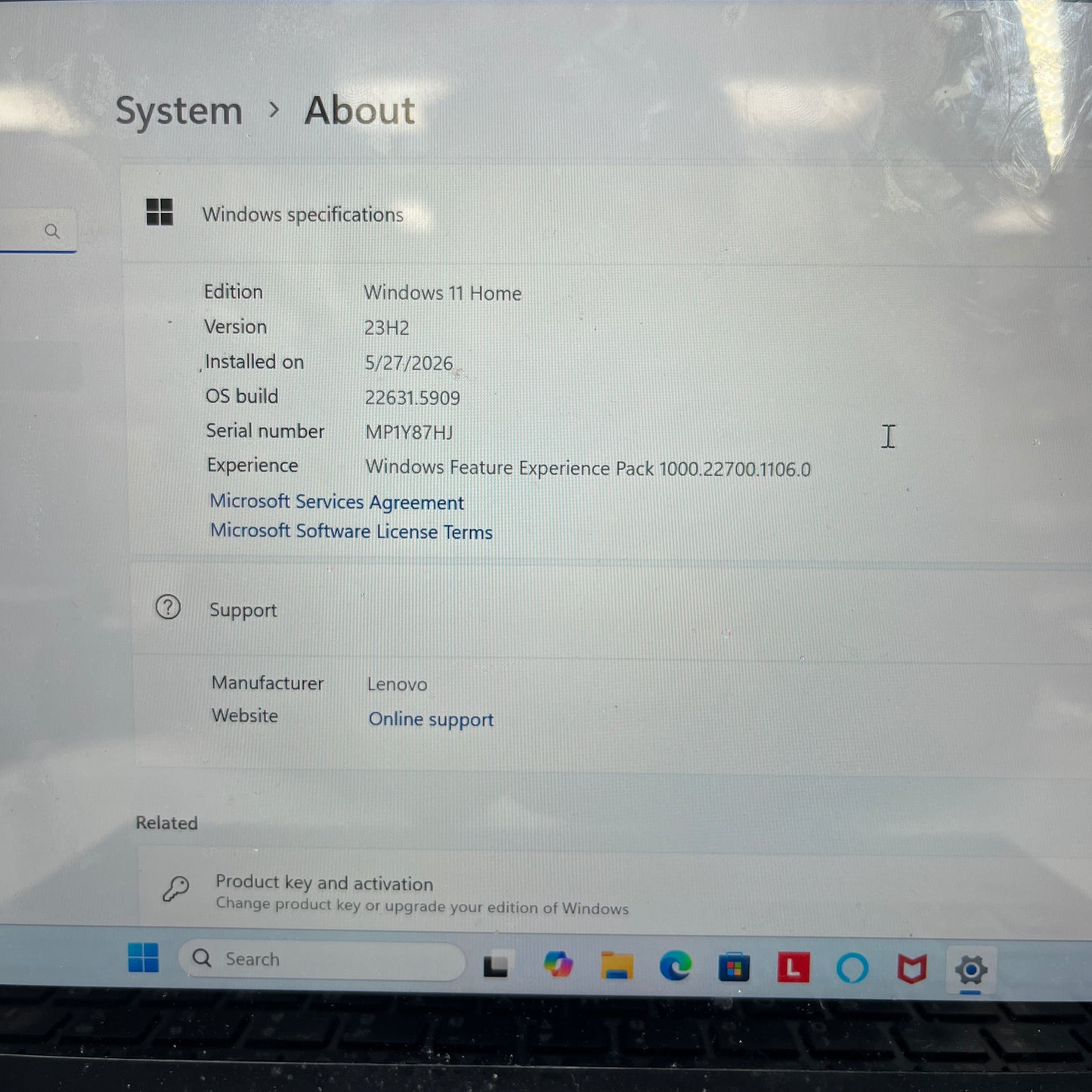Lenovo Yoga 6 2-in-1 13ARE05 13.3" Ryzen 5 Pro 4650U 2.1GHz 8GB RAM 256GB SSD