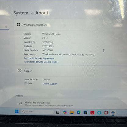 Lenovo Yoga 6 2-in-1 13ARE05 13.3" Ryzen 5 Pro 4650U 2.1GHz 8GB RAM 256GB SSD
