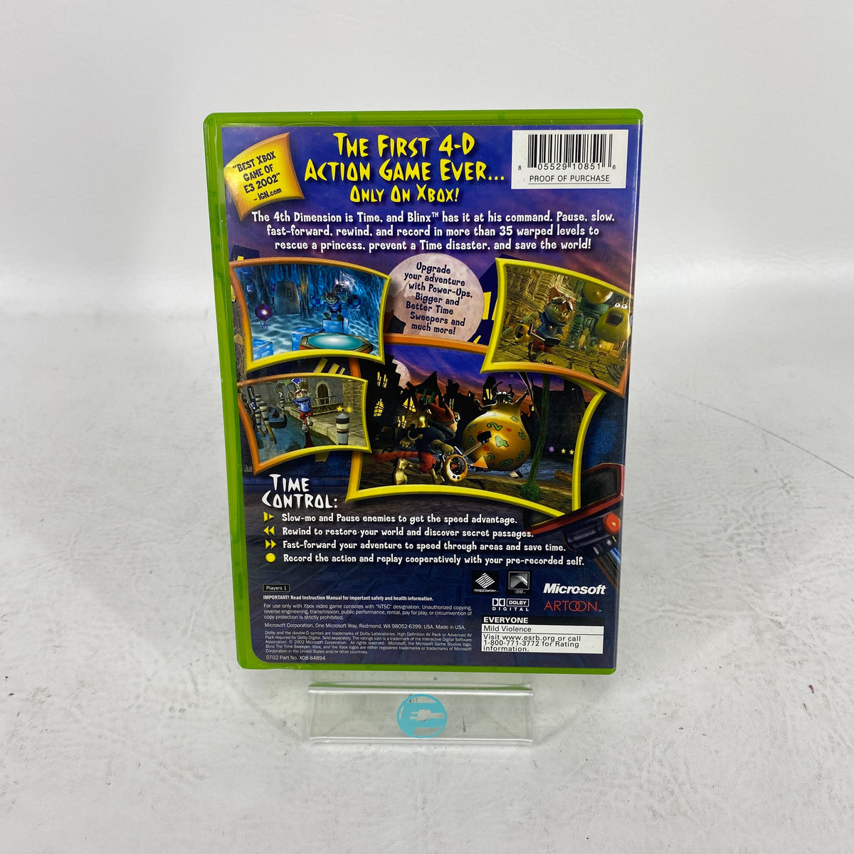 Blinx Time Sweeper (Microsoft Xbox, 2002)