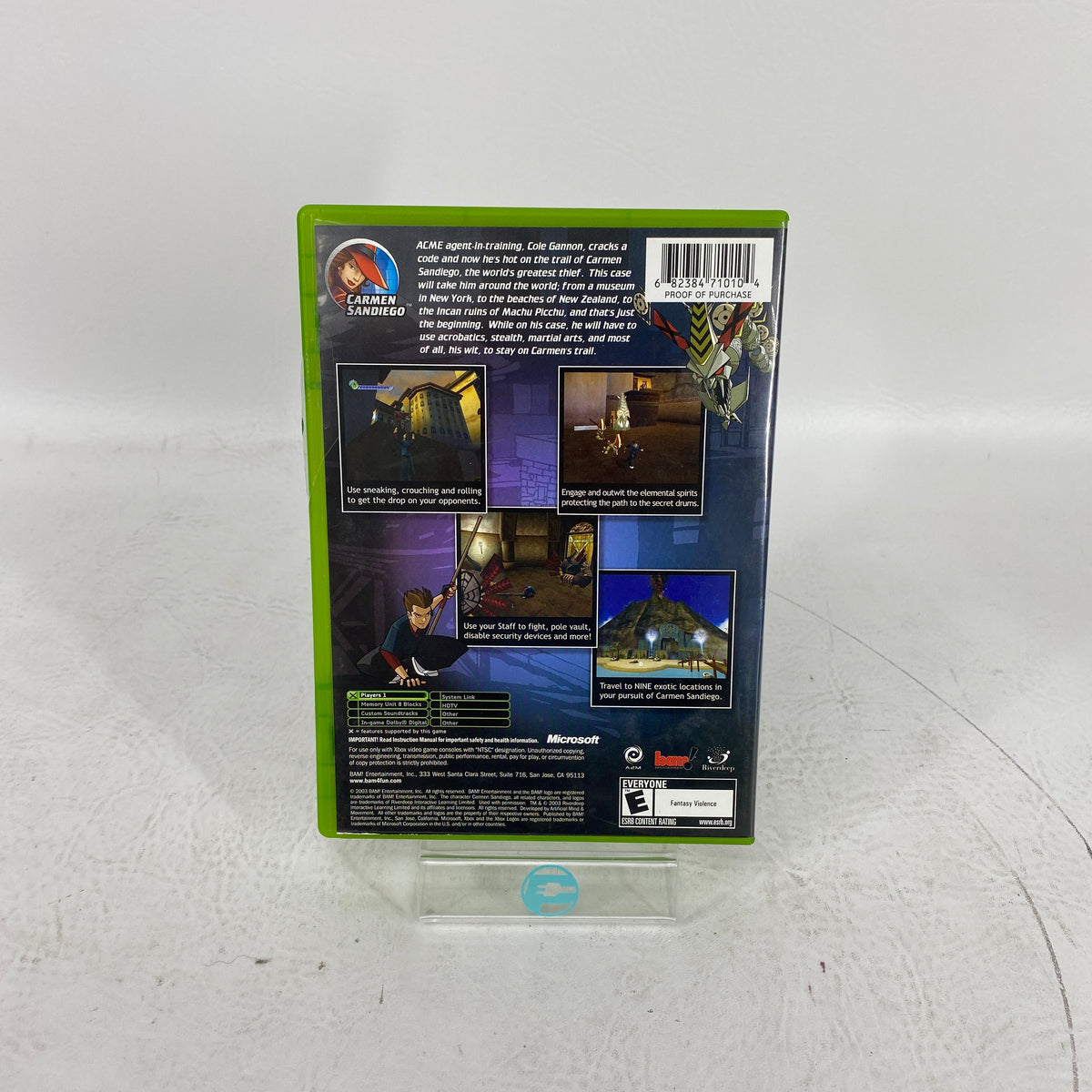 Carmen Sandiego The Secret of the Stolen Drums (Microsoft Xbox, 2004)