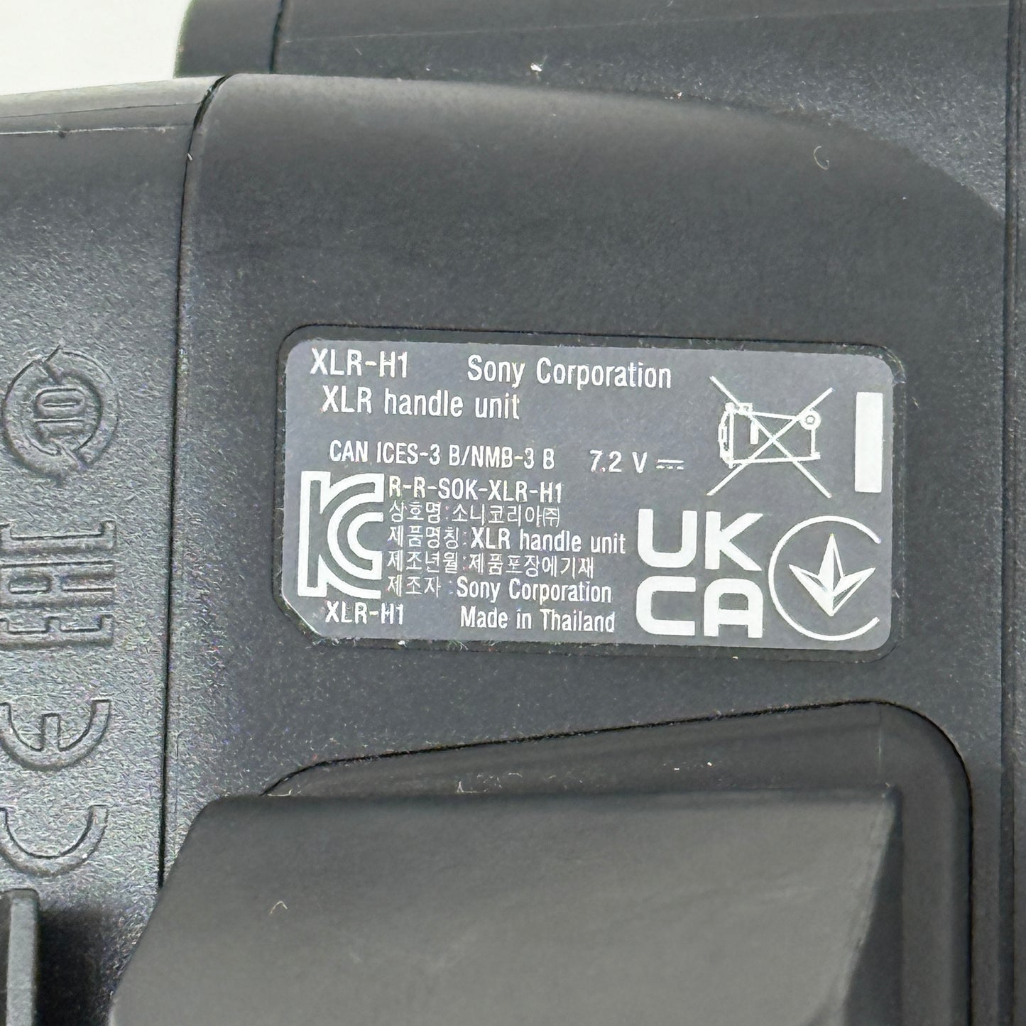 Sony XLR-H1 Top Handle Audio Adapter Unit for FX3/FX30 Cinema Line