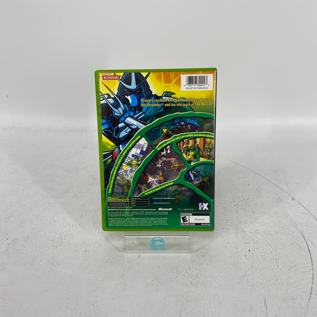 Teenage Mutant Ninja Turtles (Microsoft Xbox, 2003)