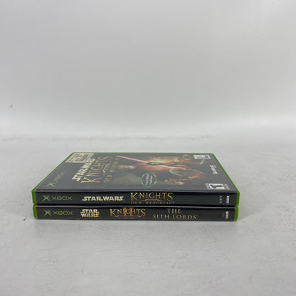 Lot of 2 Star Wars Knights of the Old Republic I & II II Xbox