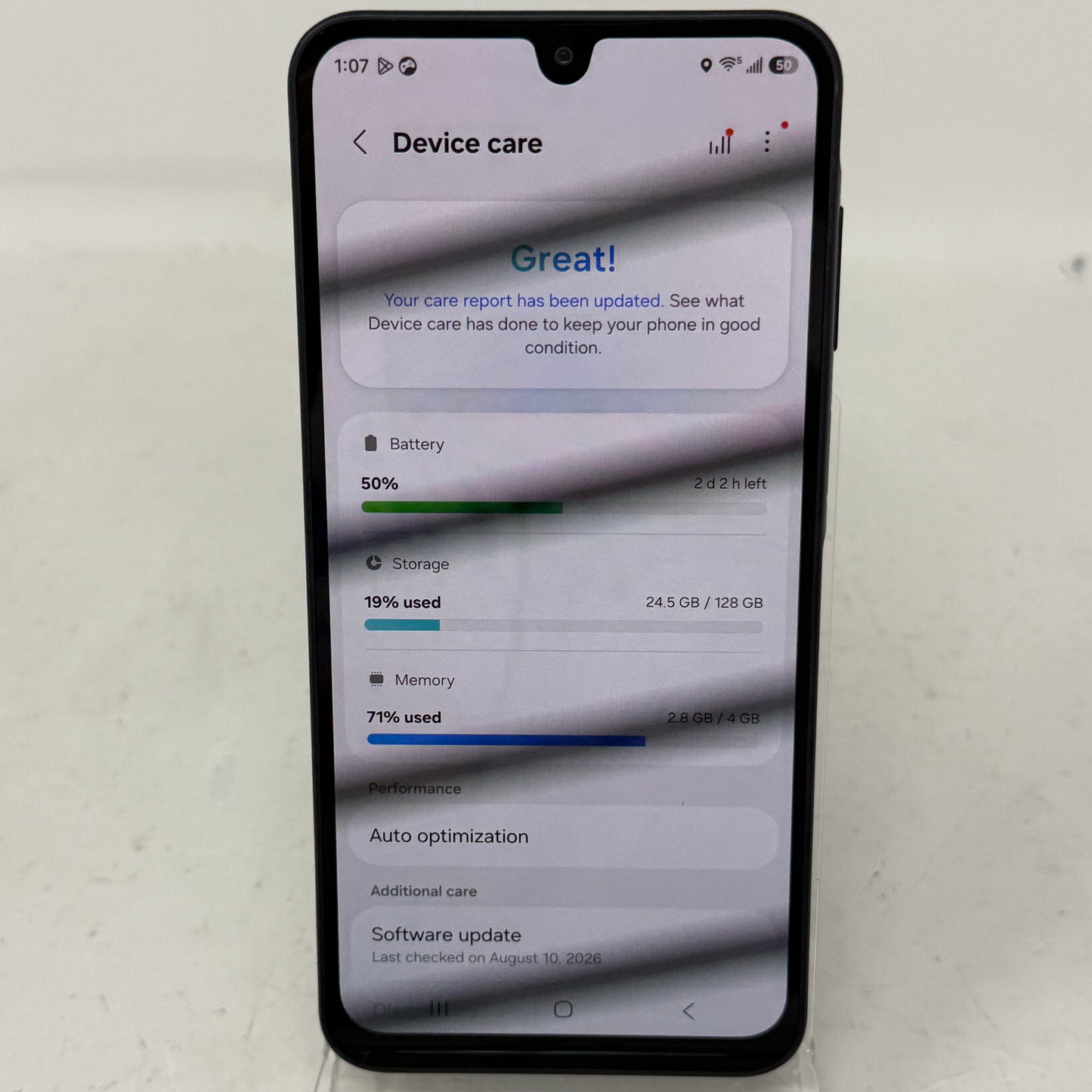 T-Mobile Samsung  Galaxy A16 5G 4GB RAM 128GB SM-A166U Blue