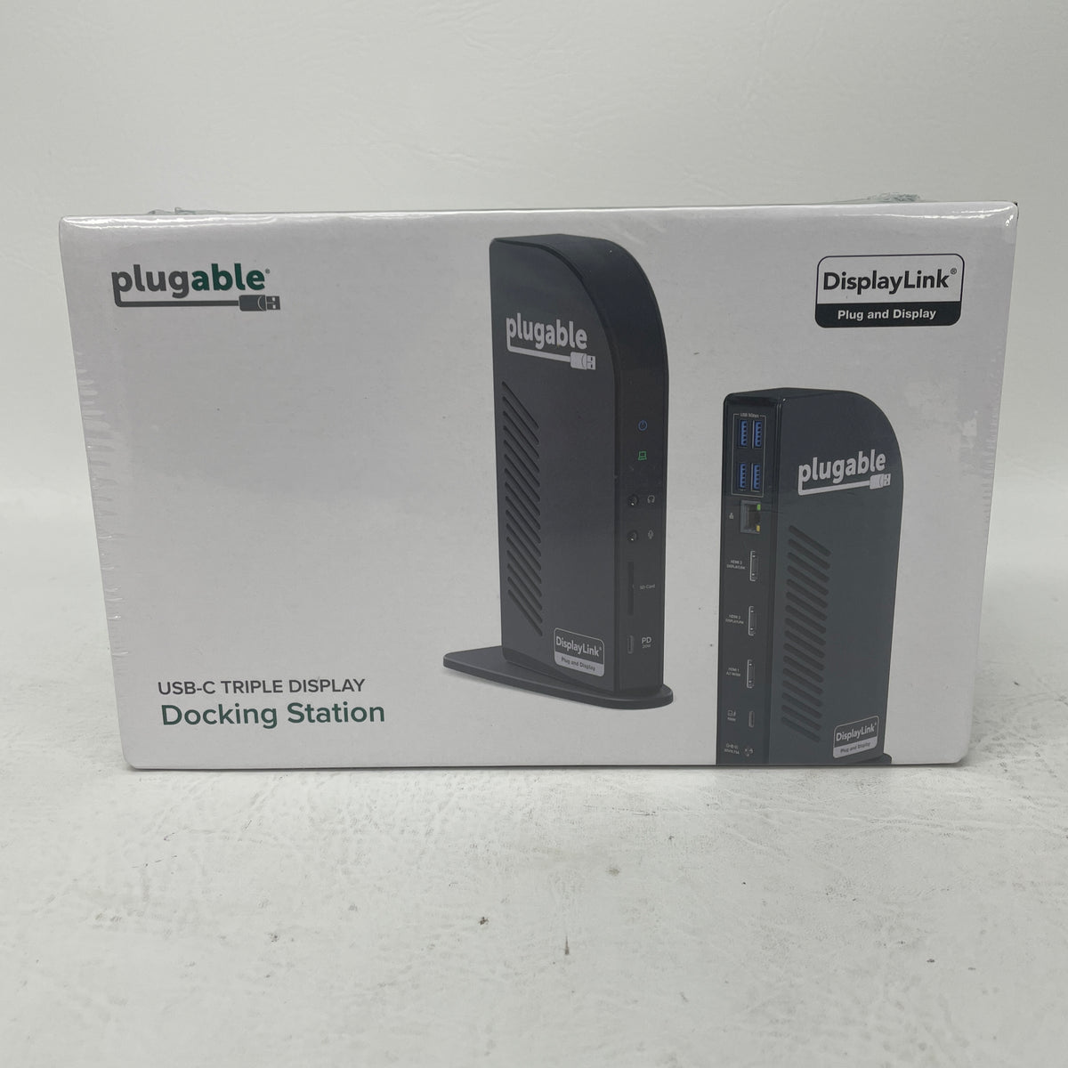 New Plugable UD-ULTCDL USB-C Triple HDMI Monitor Docking Station 100W Charging