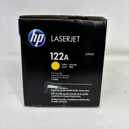 New HP 122A Yellow Original LaserJet Toner Cartridge Q3962A